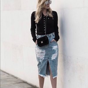 Denim Skirt ONE TEASPOON